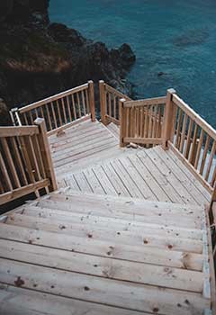 Inexpensive Deck Stairs, Riviera